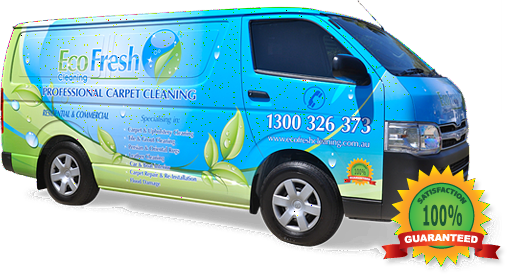 Eco Fresh branded mobile cleaning van