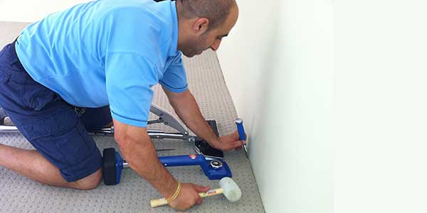 Carpet repair patch detail